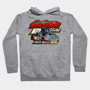 Jeff Keltner's One 2 Motorsports - Design on Front Hoodie